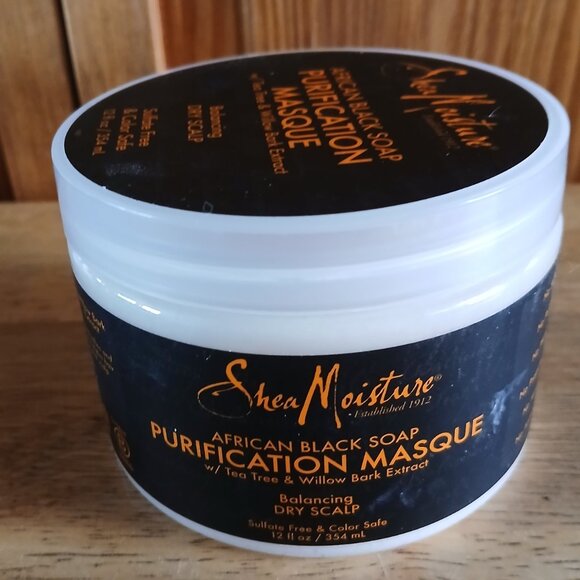 Shea Moisture - African Black Soap - Purification Masque w/ Tea Tree Oil & Willo - Picture 1 of 2